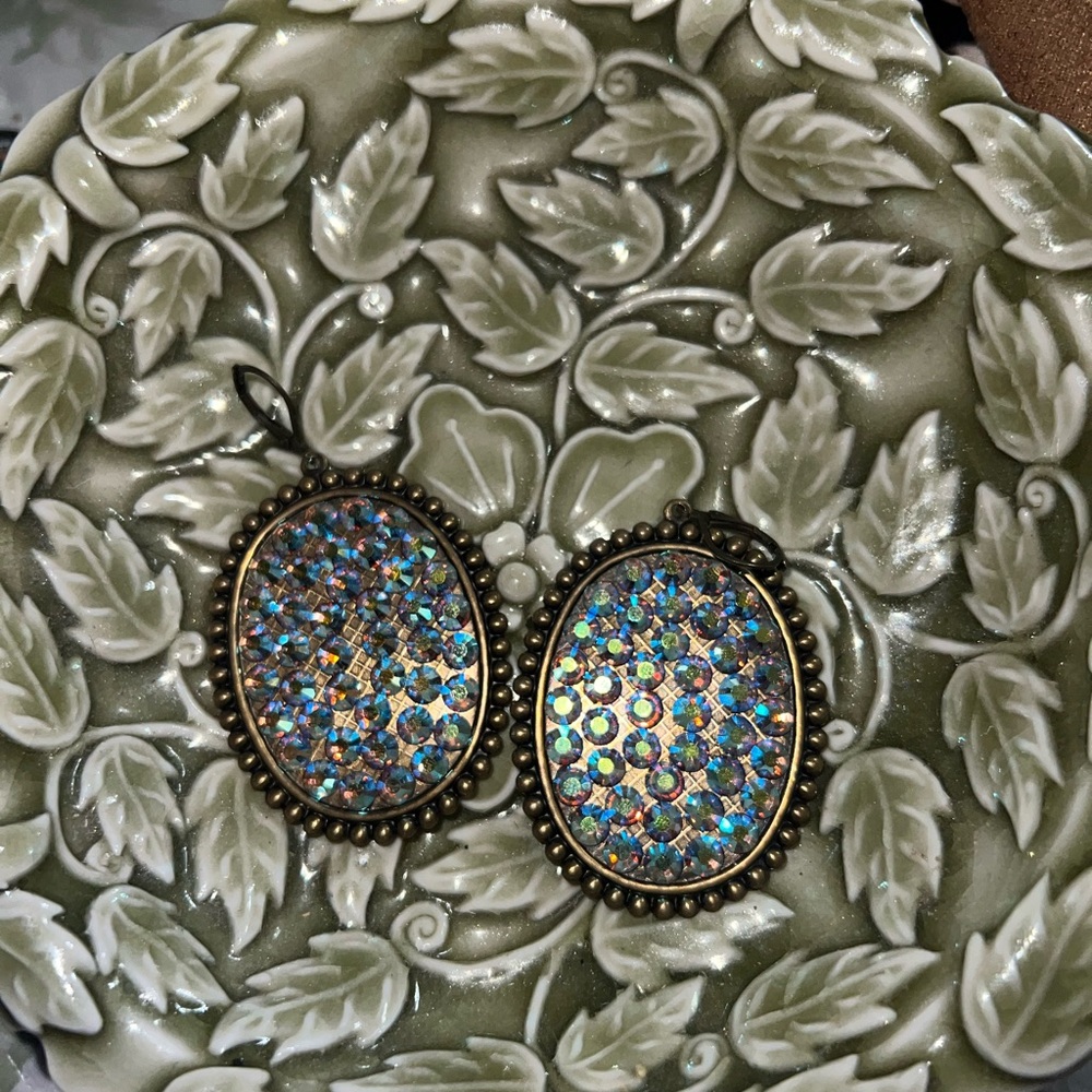 Pink panache earrings